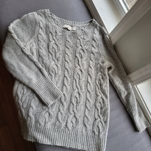 Loft gray knitted sweater